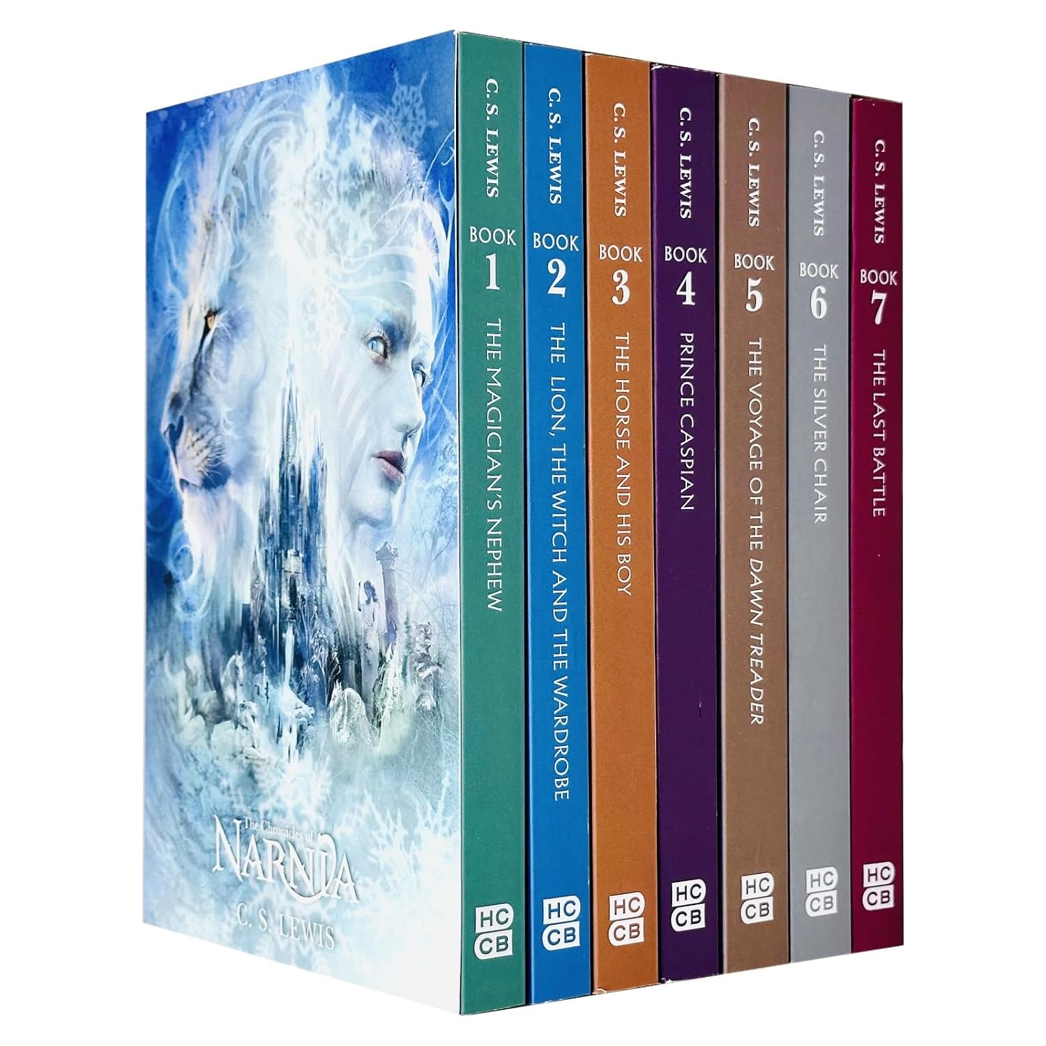 Portada de The Chronicles of Narnia Box Set [Edición Especial] 7 Libros