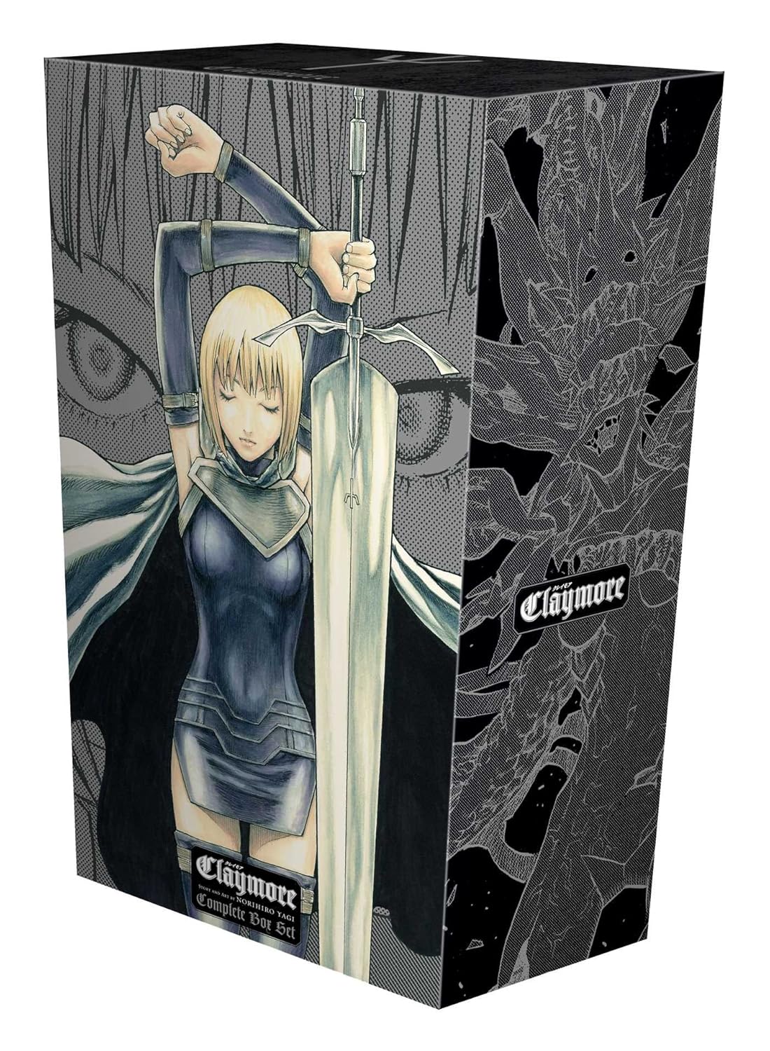 Portada de Estuche Claymore Completo [ 27 Vols En Inglés ] N. Yagi