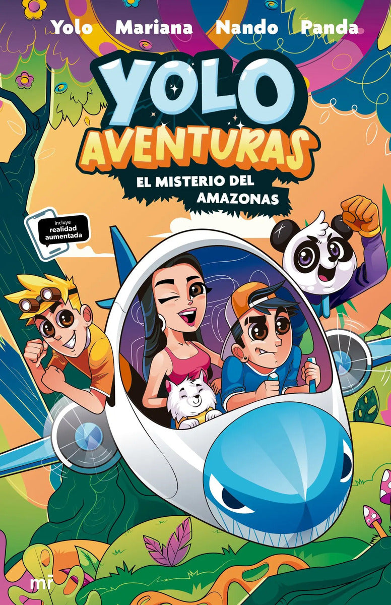 Portada de Yolo Aventuras 2. El Misterio Del Amazonas, De Los Aventureros: Yolo, Nando, Mariana Y Panda|. Infantil Y Juvenil…