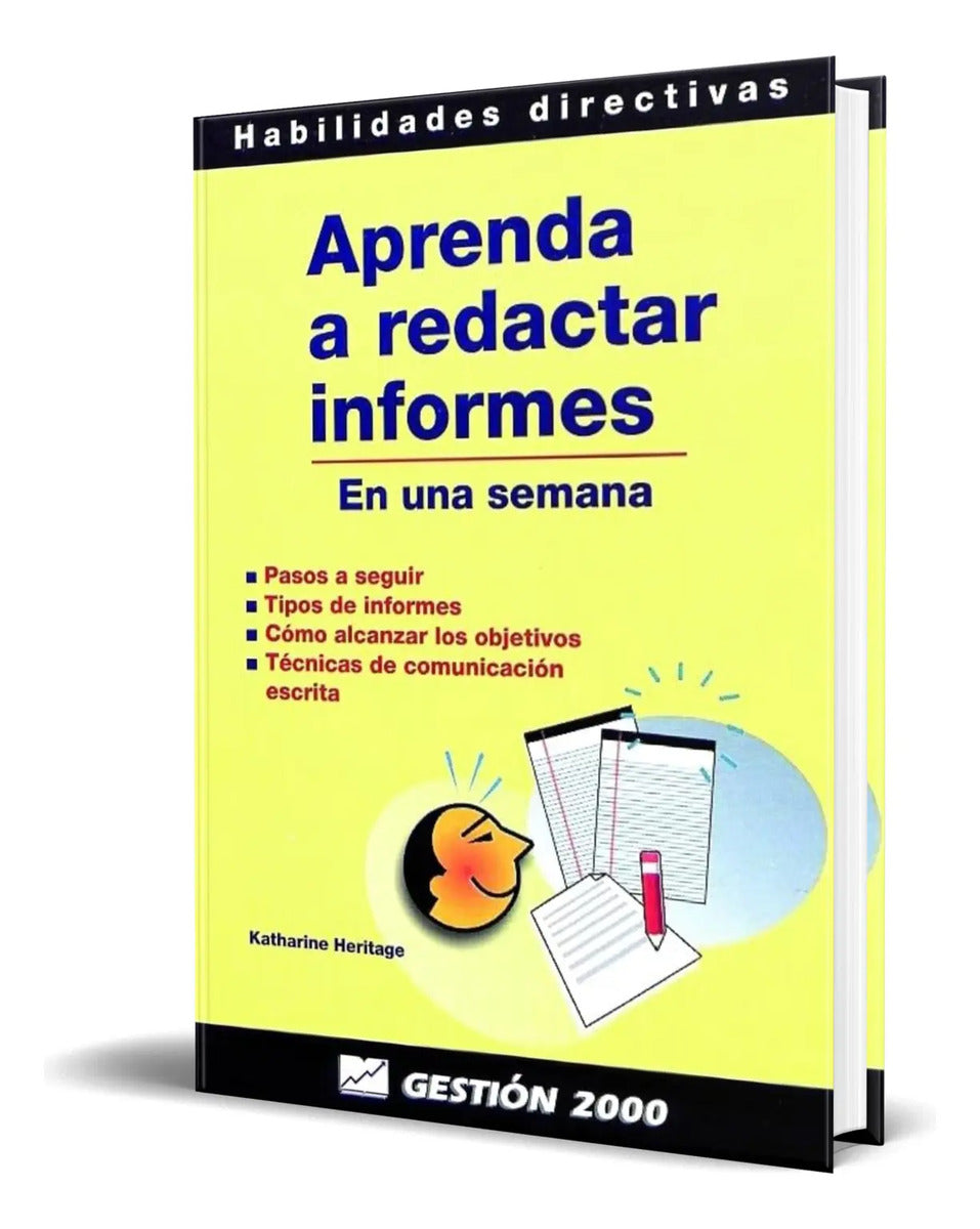 Portada de Libro Aprenda A Redactar Informes [ . ] Original