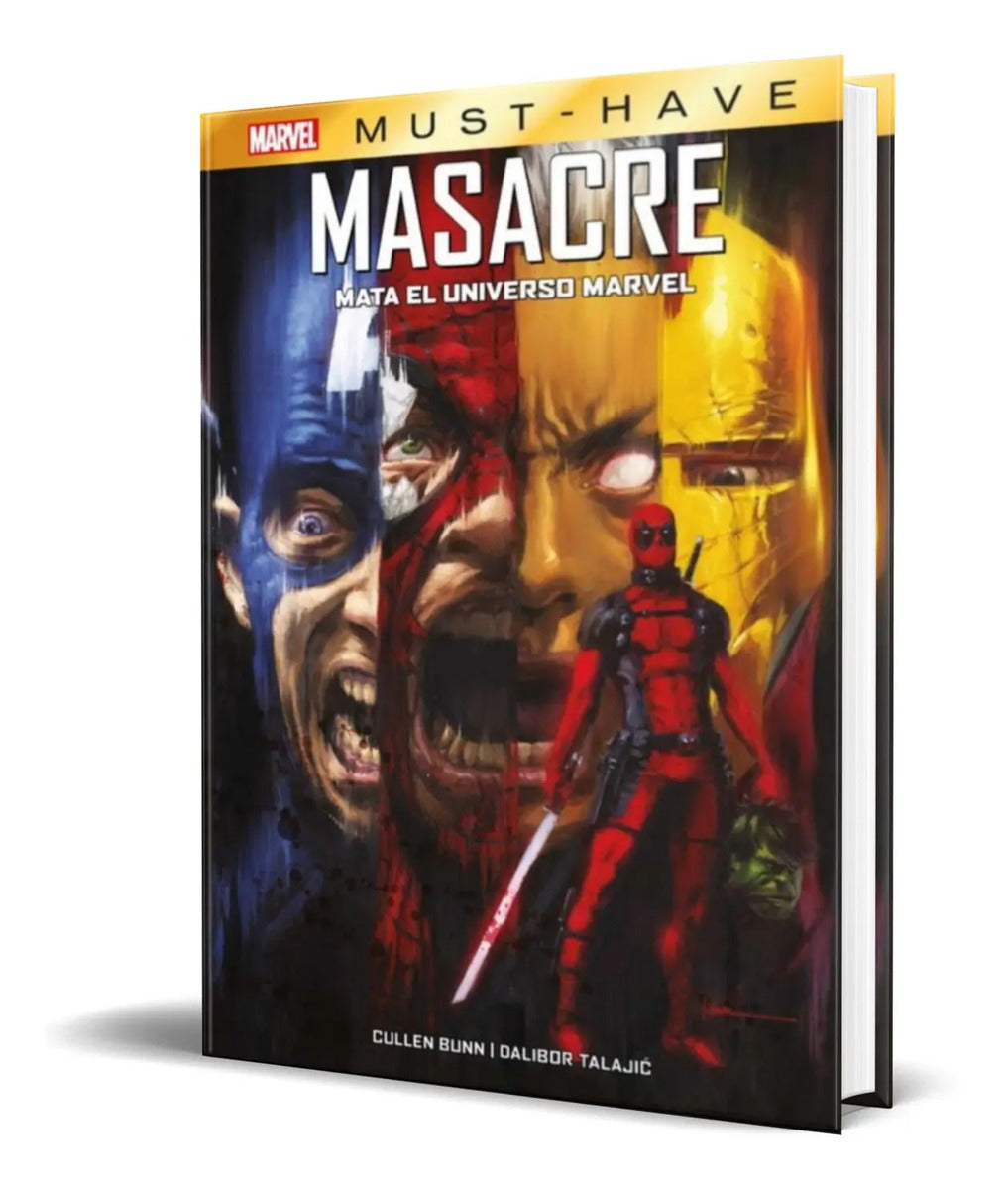 Portada de Libro Masacre Mata El Universo Marvel Must Have [original]