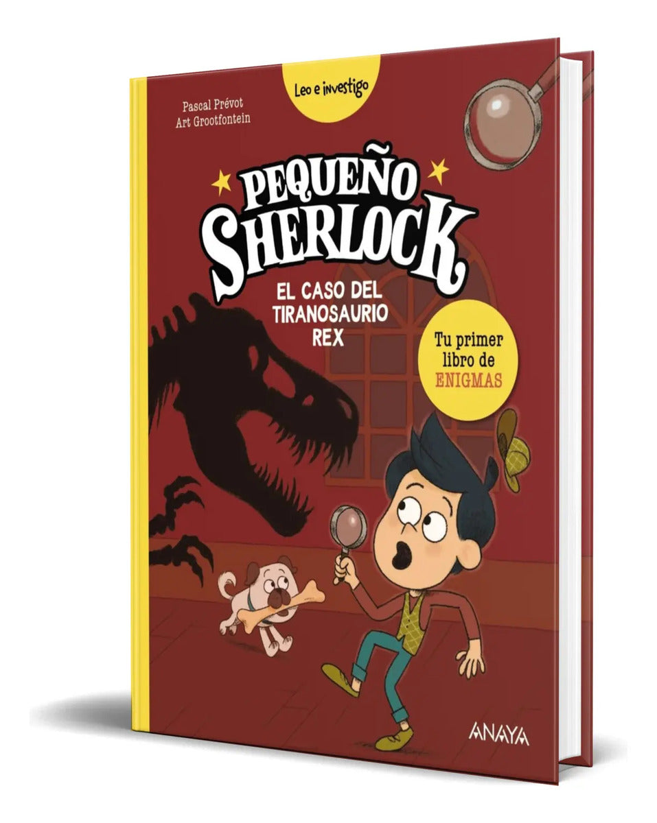 Portada de Libro Pequeño Sherlock [ El Caso Del Tiranosaurio Rex ]