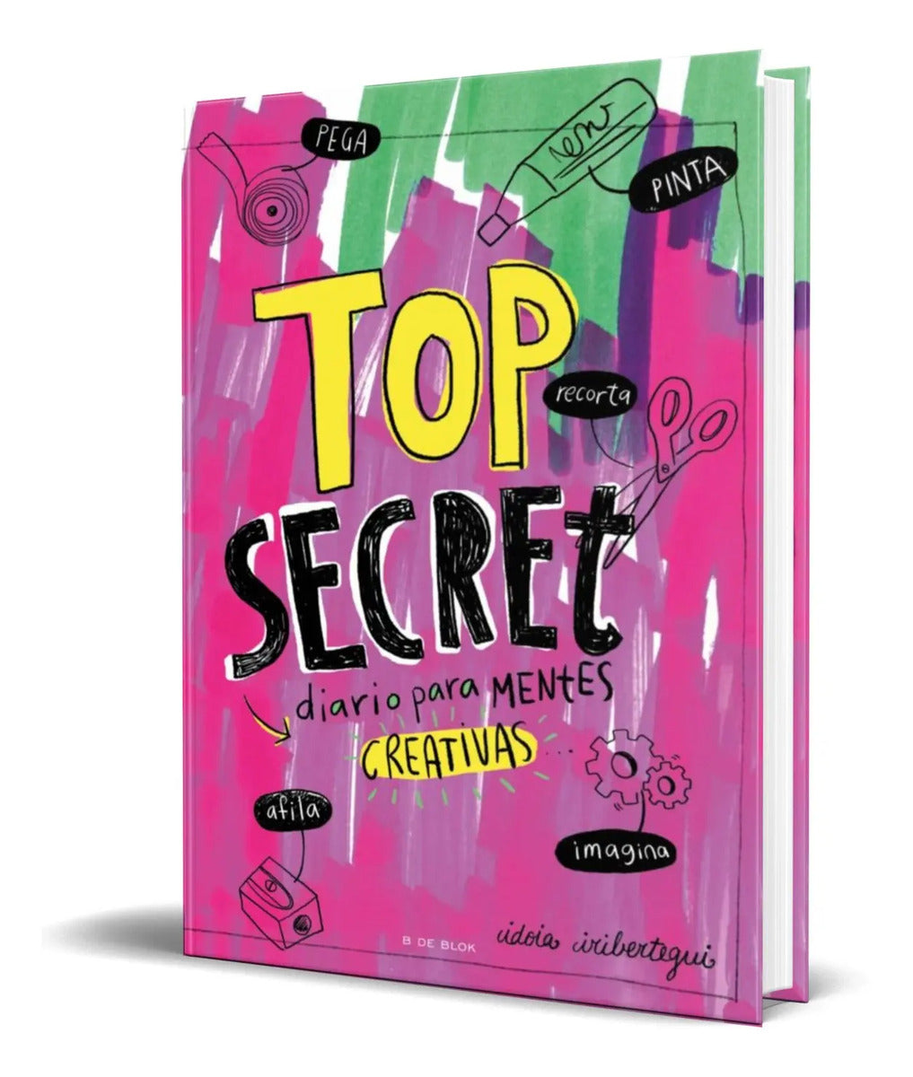 Portada de Libro Top Secret [ Diario Para Mentes Creativas ] Original