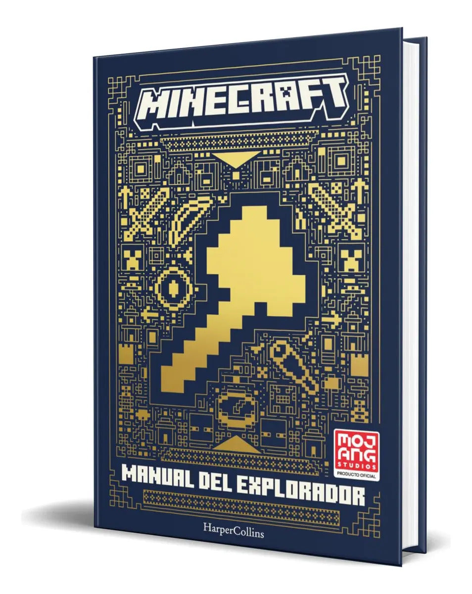 Portada de Libro Minecraft [ Manual De Explorador ] Pasta Dura Español, De Mojang Ab. Editorial Harpercollins Ibérica, Tapa…