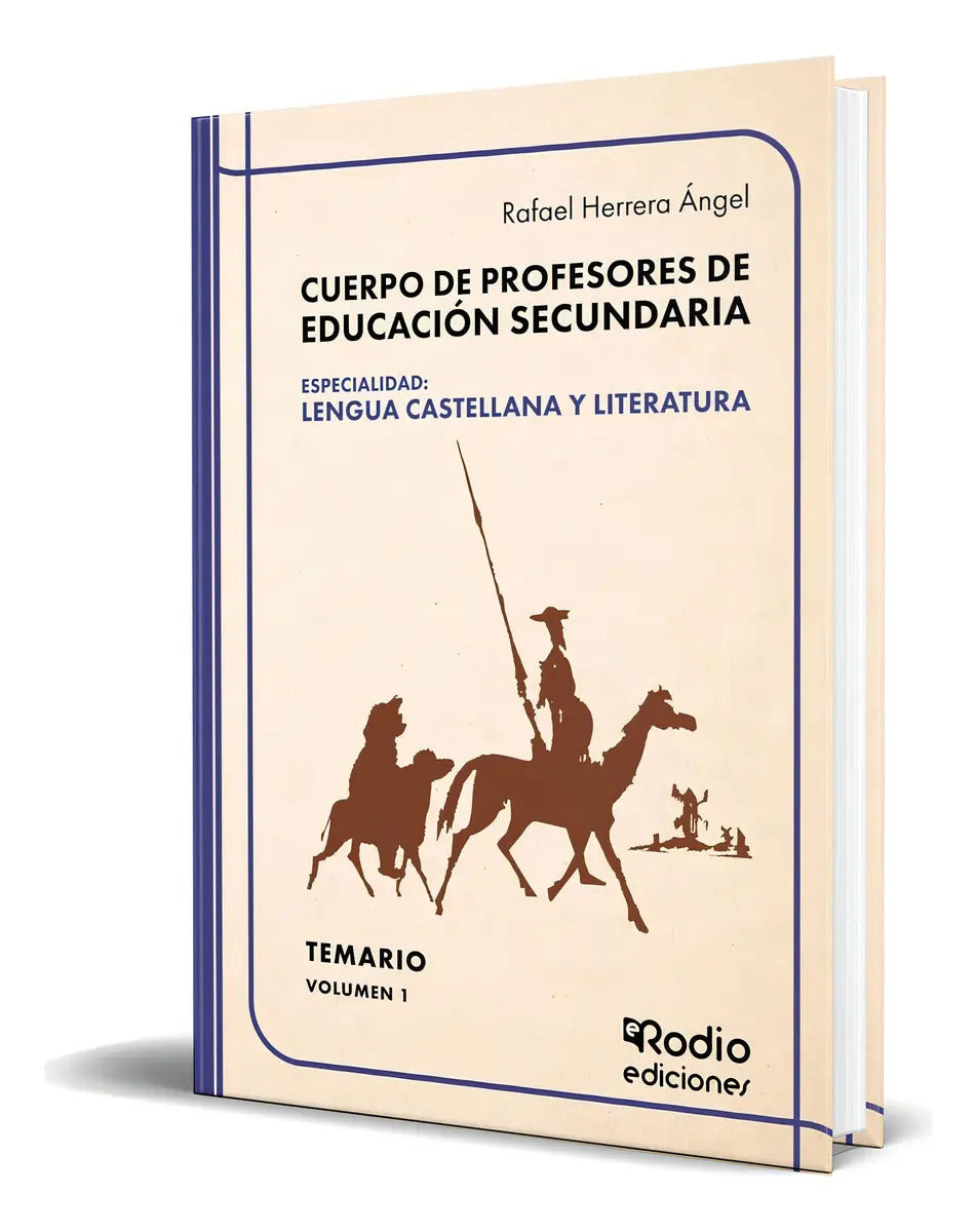 Portada de Libro Cuerpo De Profesores De Educación Secundaria I, De Rafael Herrera Ángel. Editorial Ediciones Rodio, Tapa Bl…