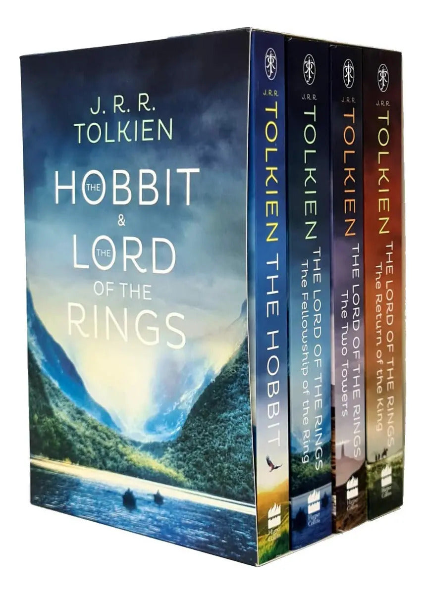 Portada de Libro The Hobbit & The Lord Of The Rings [ 4 Books] Original