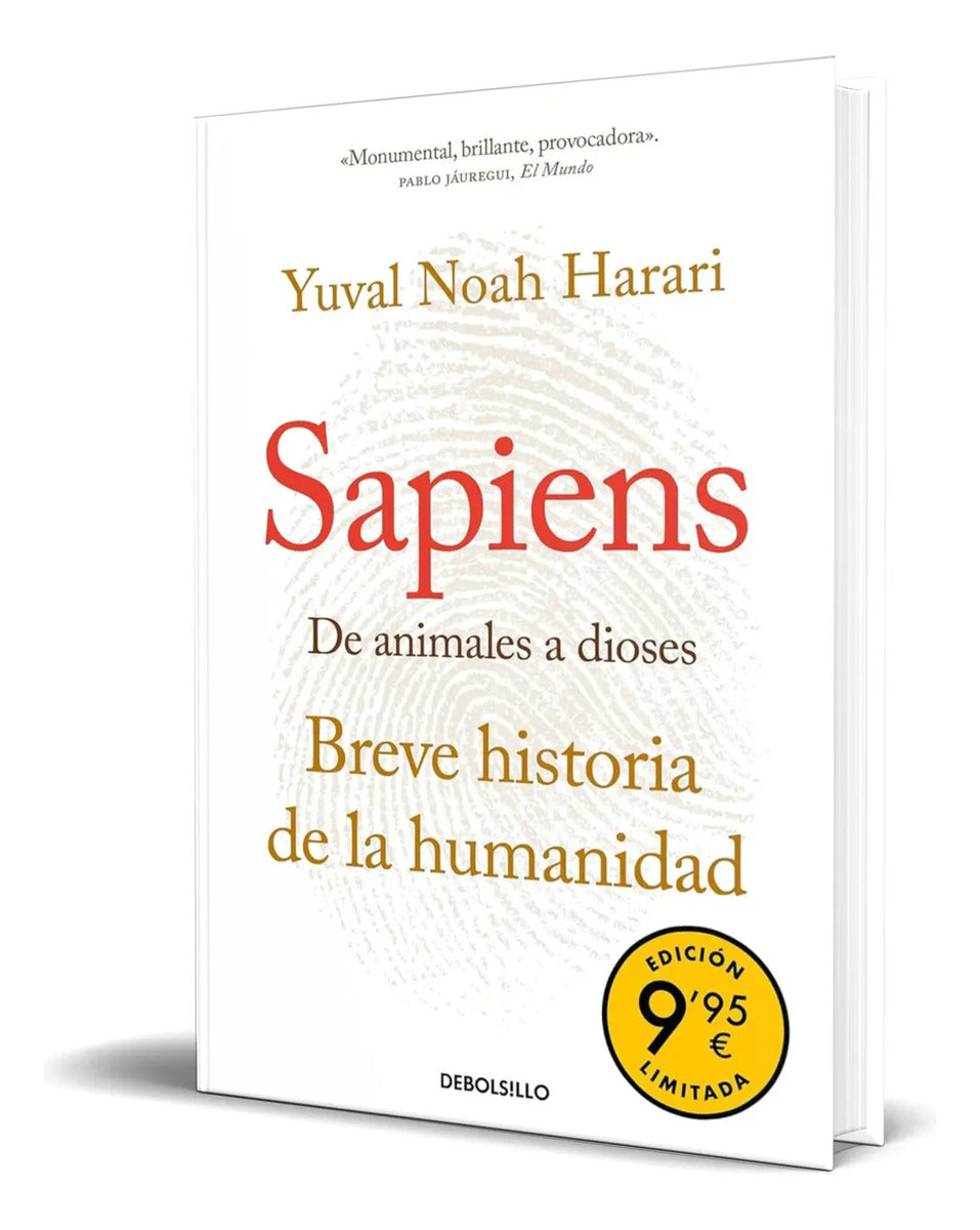Portada de Libro De Animales A Dioses [ Yuval Noah Harari ] Original