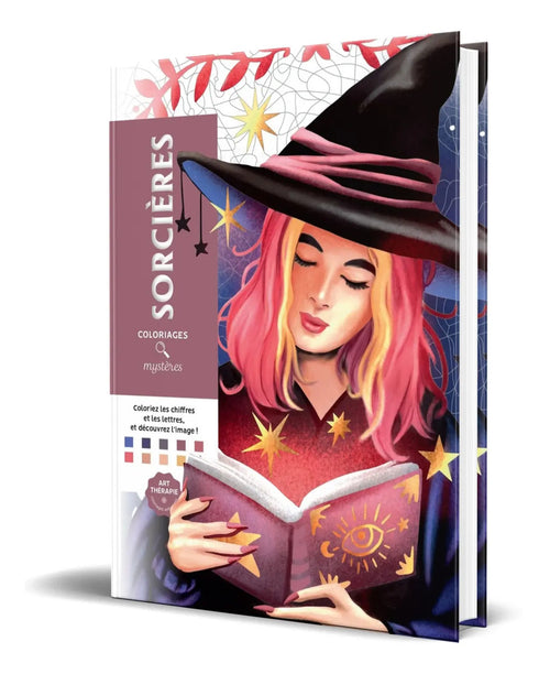 Portada de Colorea Y Descubre El Misterio [ Brujas ] Original
