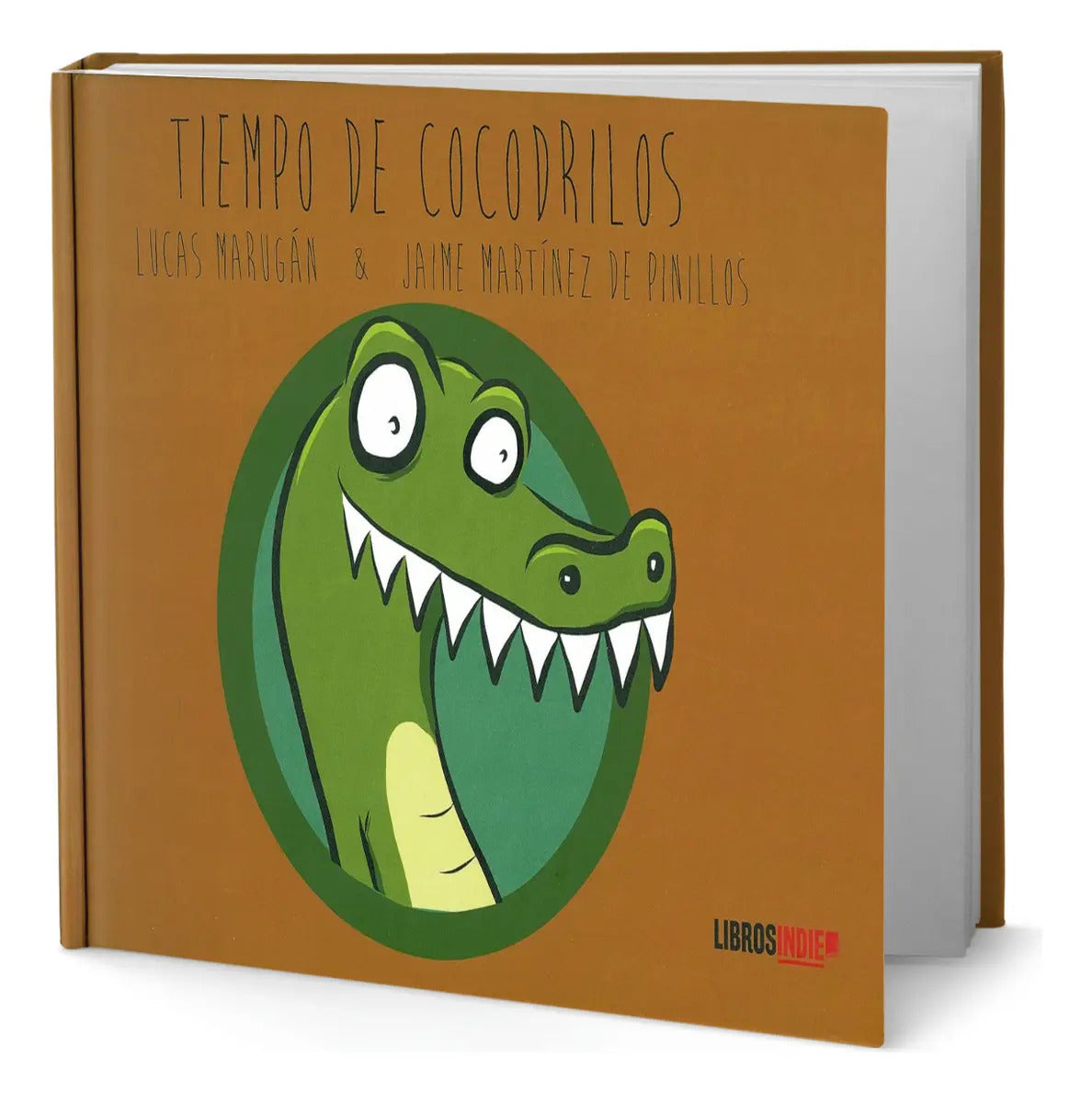 Portada de Libro Tiempo De Cocodrilos [ Lucas Marugán ] Original, De Lucas Marugán., Vol. 1. Editorial Libros Indie, Tapa Bl…
