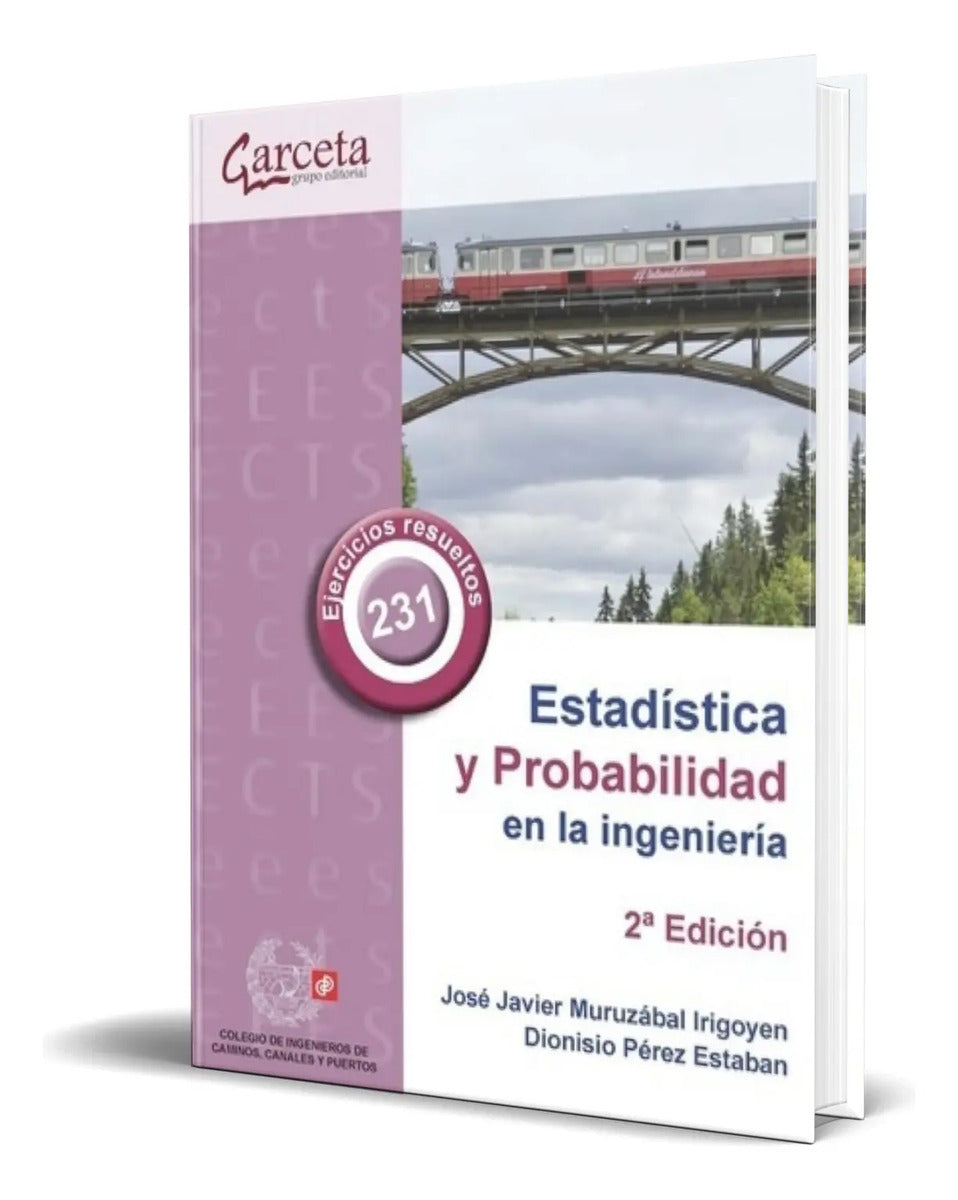 Portada de Libro Estadística Y Probabilidad En La Ingeniería Original