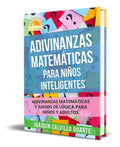 Portada de Libro Adivinanzas Matemáticas Para Niños Inteligentes