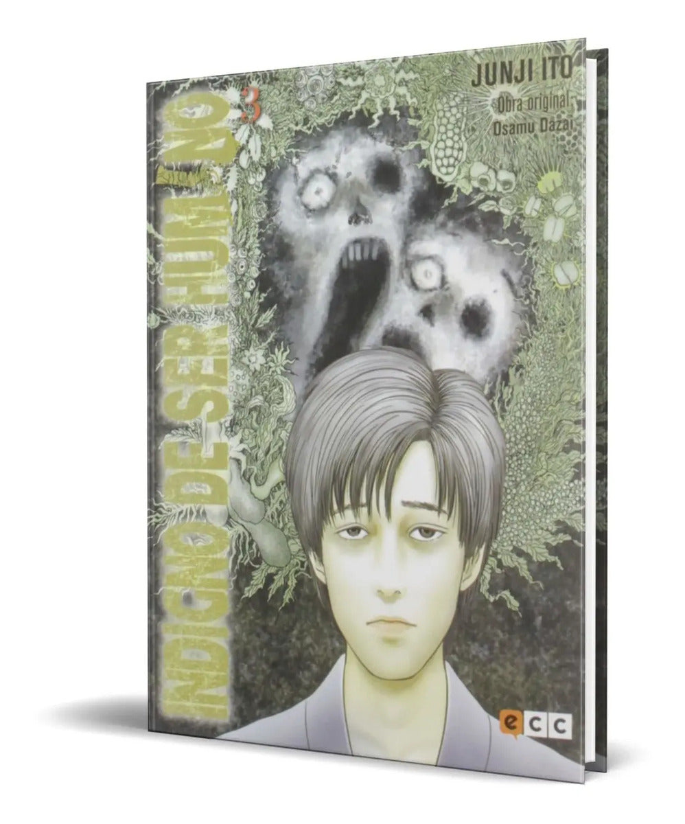 Portada de Libro Indigno De Ser Humano 3 [ Español ] Junji Ito Manga