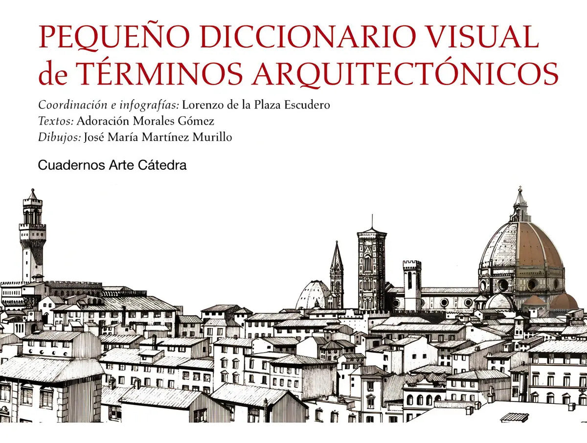 Portada de Pequeño Diccionario Visual De Términos Arquitectónicos Editorial Cátedra Tapa Dura En Español 2013