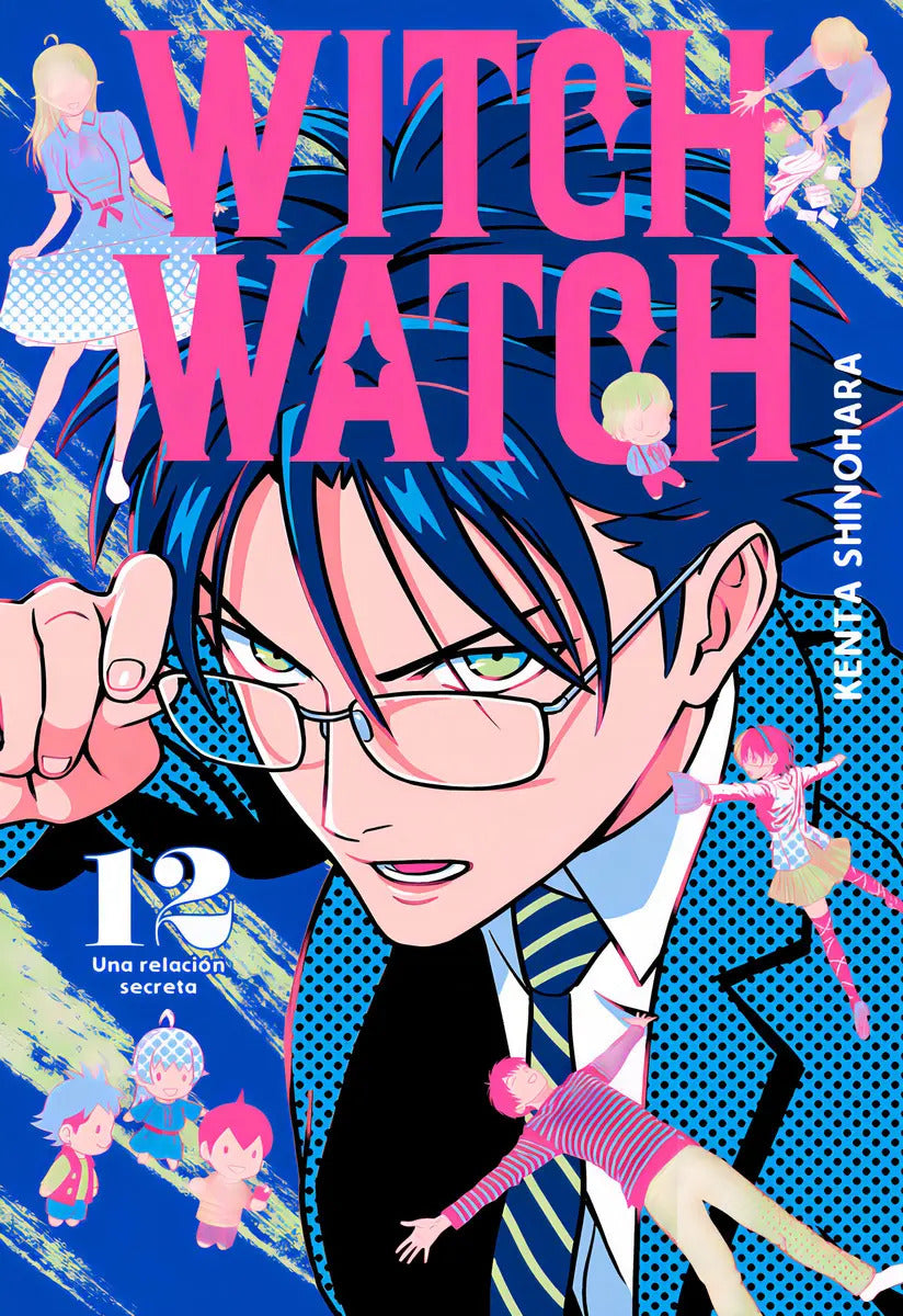 Portada de Witch Watch 12: Una Relación Secreta, De Shinohara, Kenta., Vol. 12. Editorial Milky Way ,ediciones, Tapa Blanda…