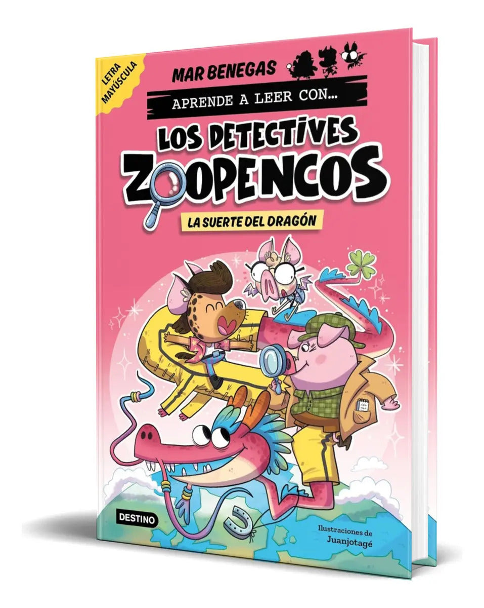 Portada de Aprende A Leer Con Los: La Suerte Del Dragón, De Mar Benegas., Vol. 1. Editorial Destino Infantil & Juvenil, Tapa…