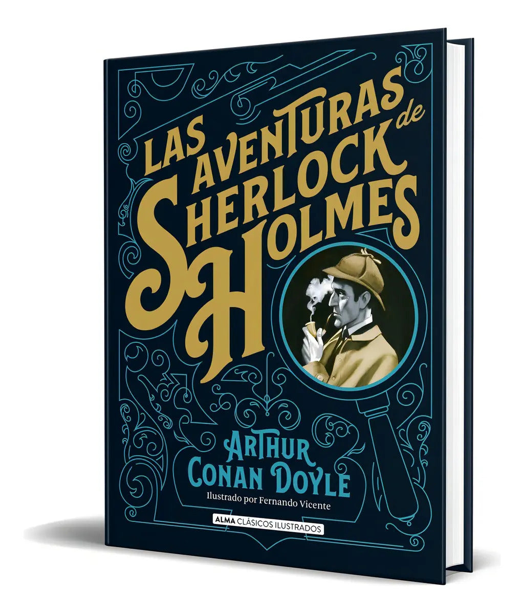 Portada de Las Aventuras De Sherlock Holmes [ Ilustrado ] Pasta Dura