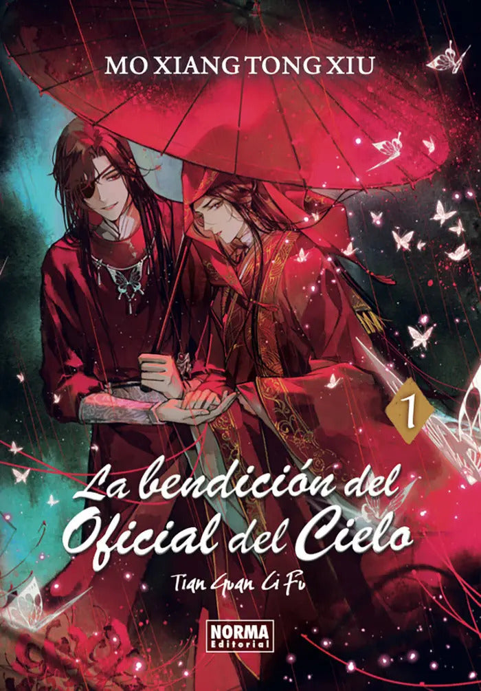 Portada de La Bendicion Del Oficial Del Cielo 01. Novela, De Mo Xiang Tong Xiu. Tian Guan Ci Fu, Vol. 1. Editorial Norma Edi…