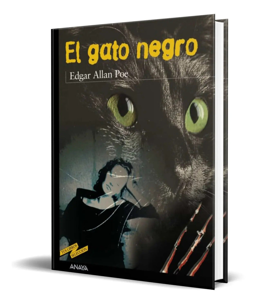 Portada de Libro El Gato Negro [ Edgar Allan Poe ] Original