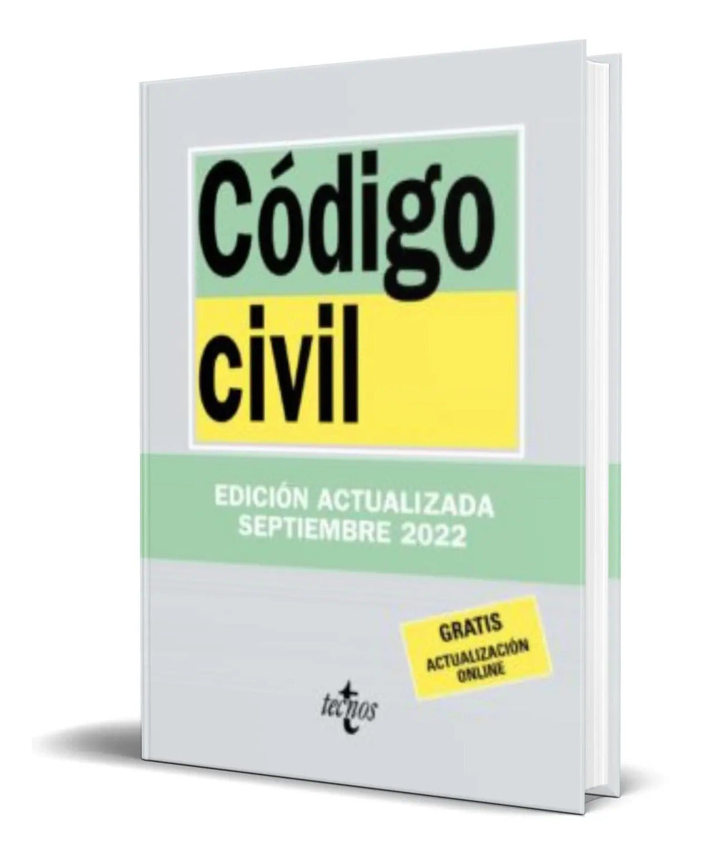 Portada de Libro Codigo Civil [ Editorial Tecnos ] Original