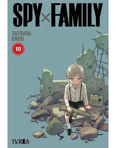 Portada de Spy X Family, De Tetsuyo Endo., Vol. 10. Editorial Ivrea España, Tapa Blanda En Español, 2022