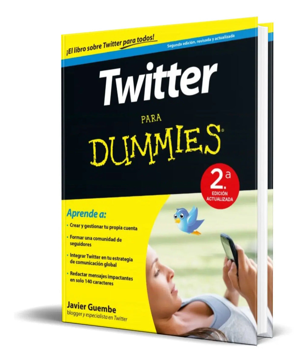 Portada de Libro Twitter Para Dummies [ Javier Guembe ] Original