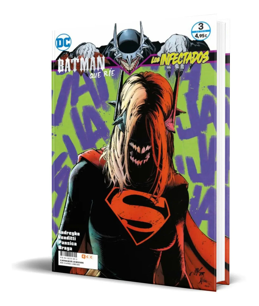 Portada de Libro El Batman Que Ríe [ Los Infectados Vol. 3 ] Original