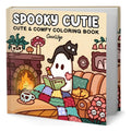 Portada de Spooky Cutie - Libro Para Colorear Adultos Original