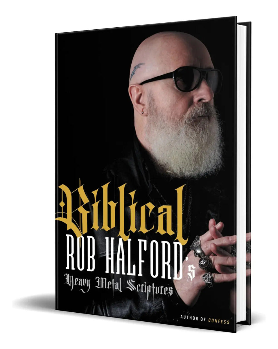 Portada de Libro Biblical Rob Halford's Heavy Metal Scriptures Original