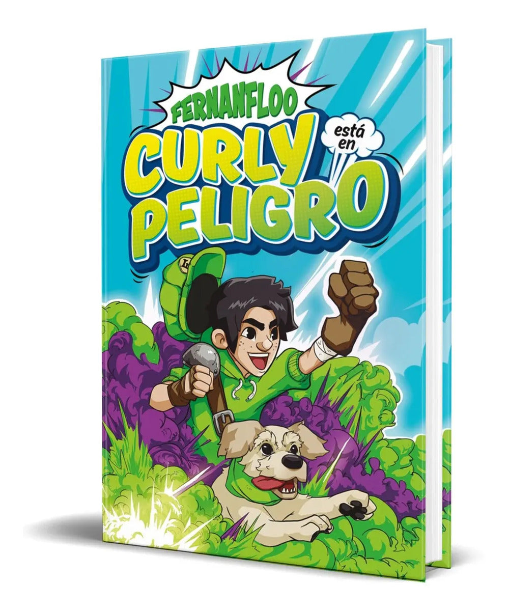 Portada de Libro Curly Está En Peligro - Fernanfloo [ Original ]