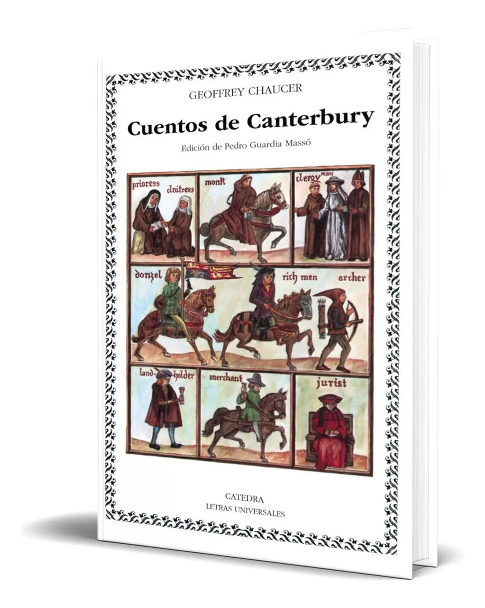 Portada de Libro Cuentos De Canterbury [ Geoffrey Chaucer ] Original