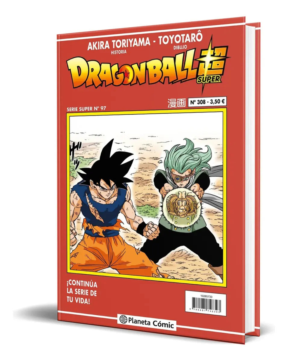 Portada de Libro Dragon Ball Vol.308 [ Serie Roja ] Original, De Akira Toriyama. Serie Super N° 97, Vol. 1. Editorial Planet…