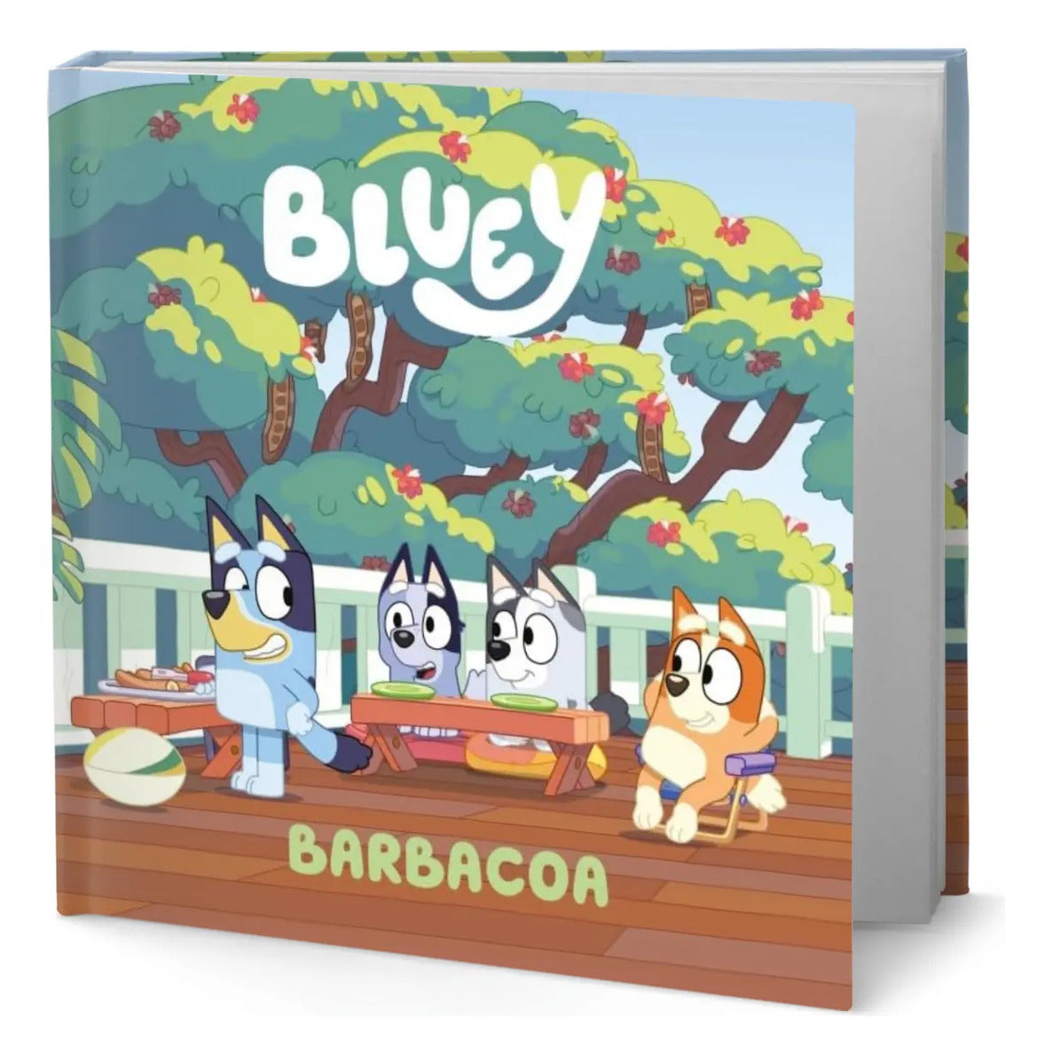 Portada de Bluey. Cuento. Barbacoa