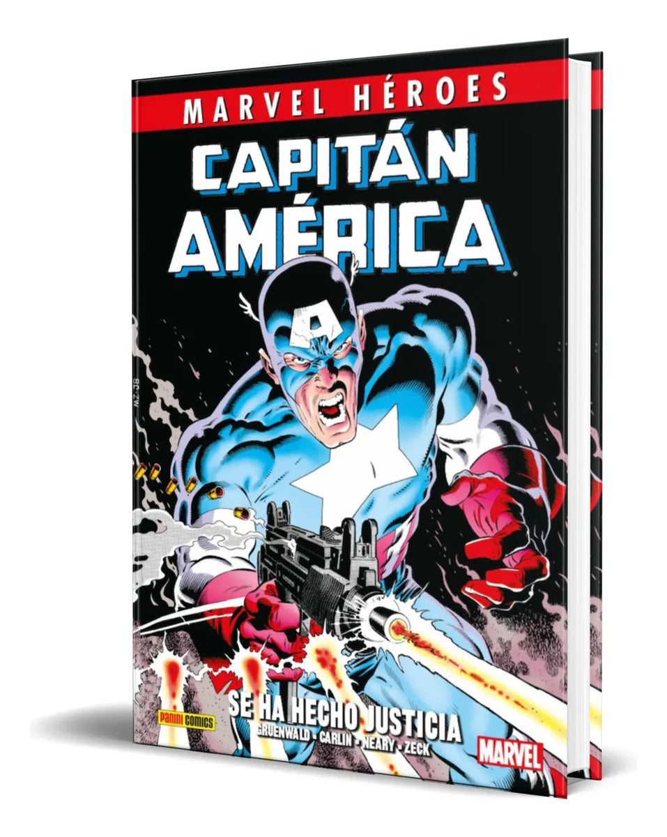 Portada de Libro Capitán América [ Se Ha Hecho Justicia ] Original