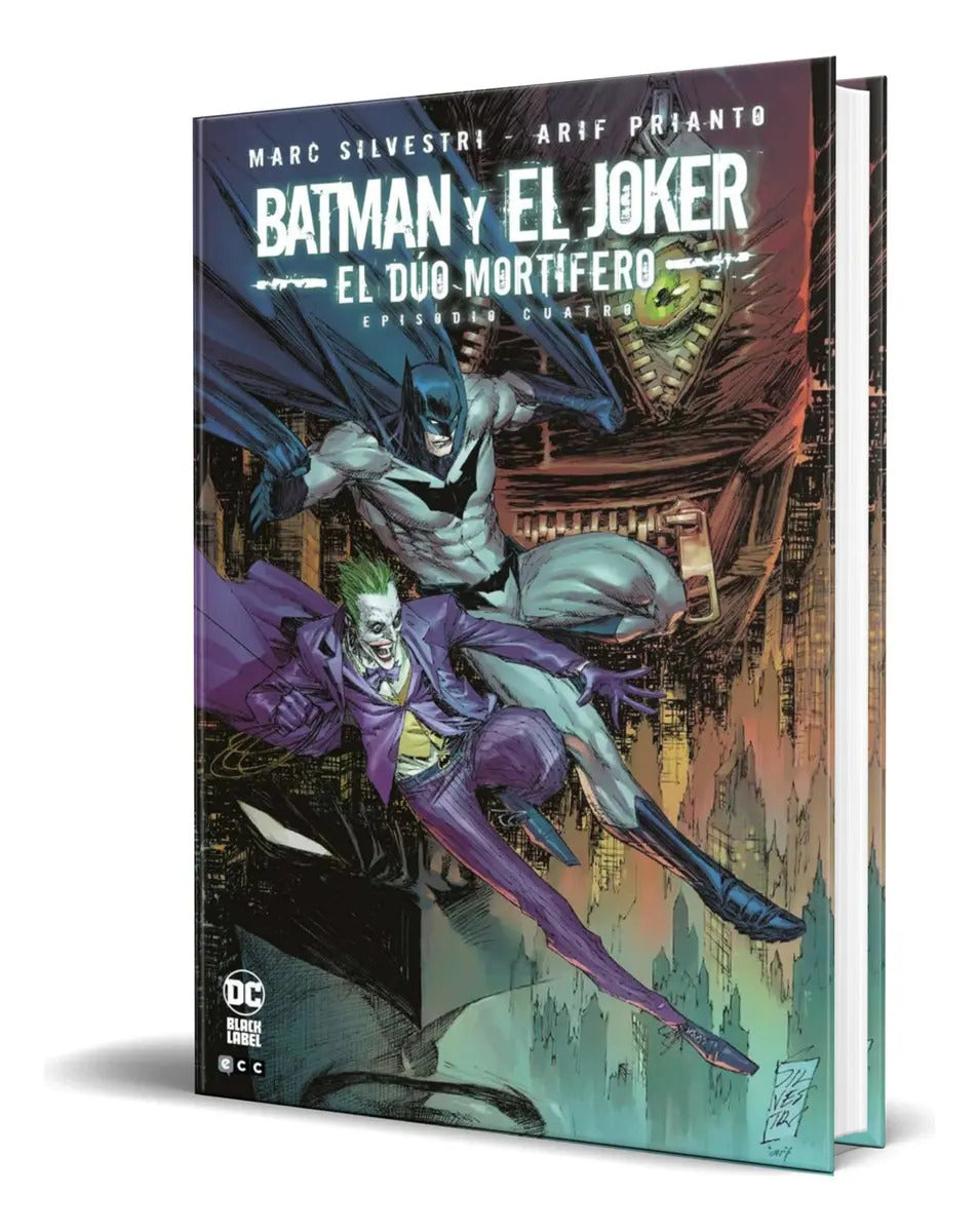 Portada de Libro Batman Y El Joker [ El Dúo Mortífero Vol.4 ] Original: El Dúo Mortífero, De Marc Silvestri., Vol. 1. Editor…