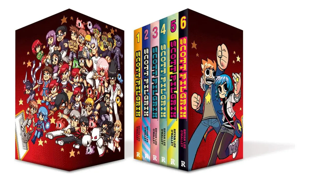 Portada de Libro Estuche Scott Pilgrim [ Bryan Lee O´malley ] Original, De Bryan Lee O´malley. Editorial Random Sd Exclusivo…