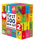 Portada de Book : First 100 Board Book Box Set (3 Books) - Priddy,...