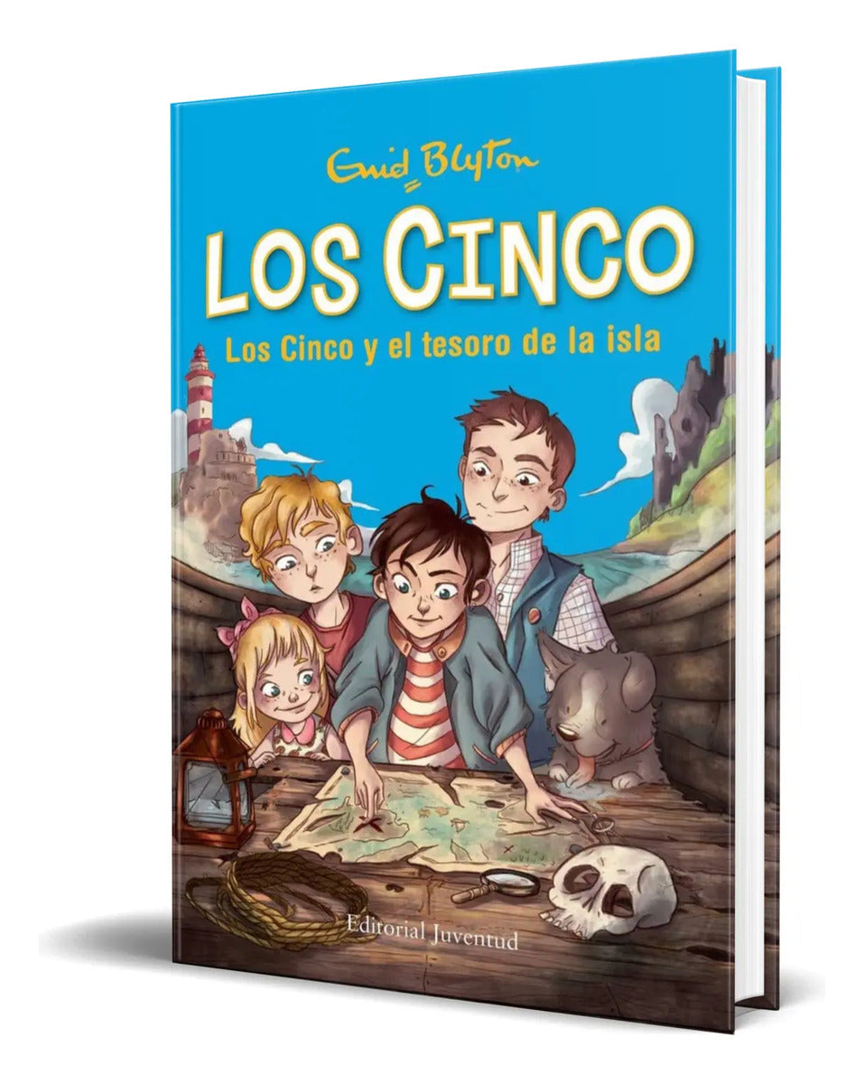 Portada de Libro Los Cinco Y El Tesoro De La Isla [ Original ]