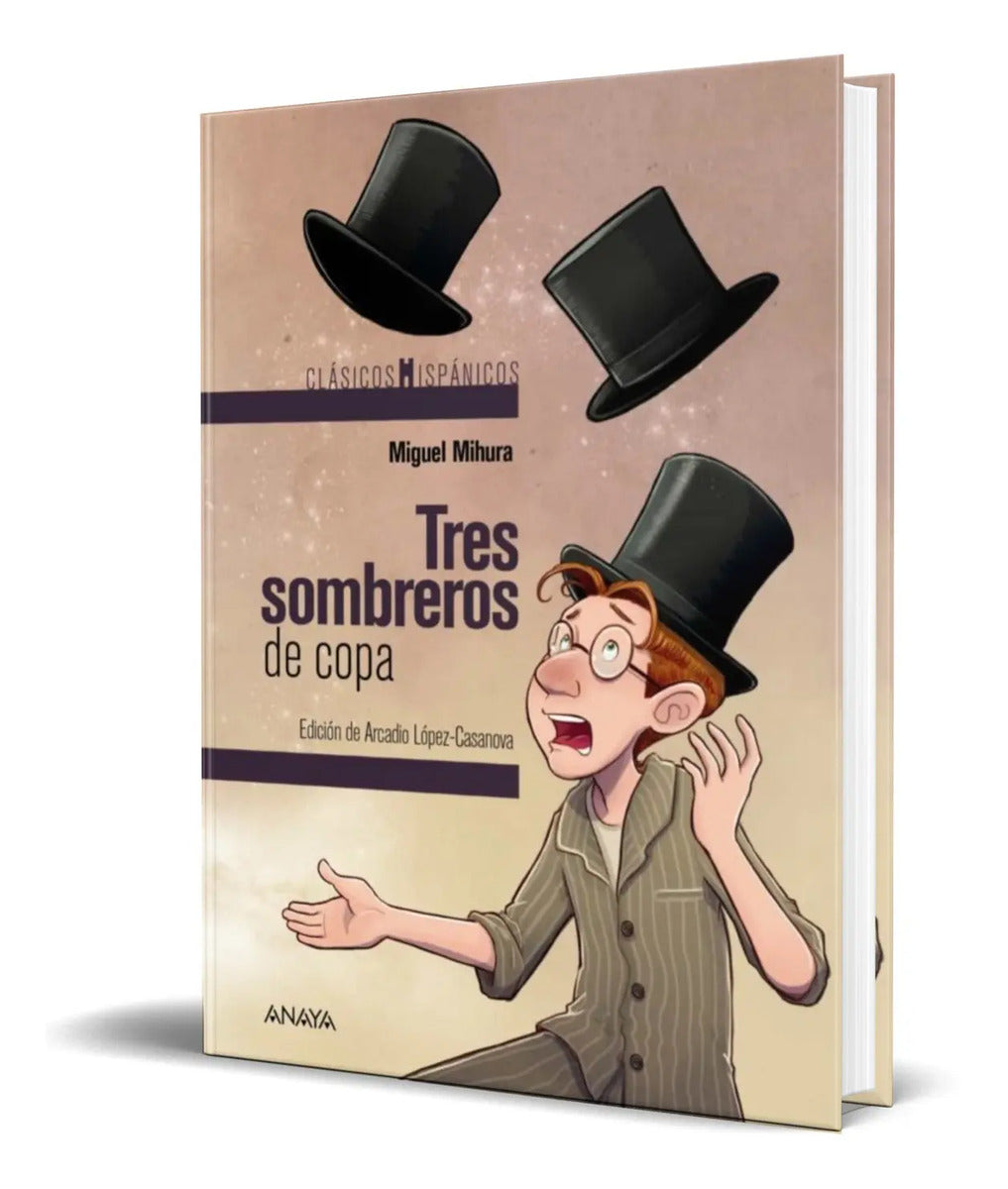 Portada de Libro Tres Sombreros De Copa [ Miguel Mihura ] Original