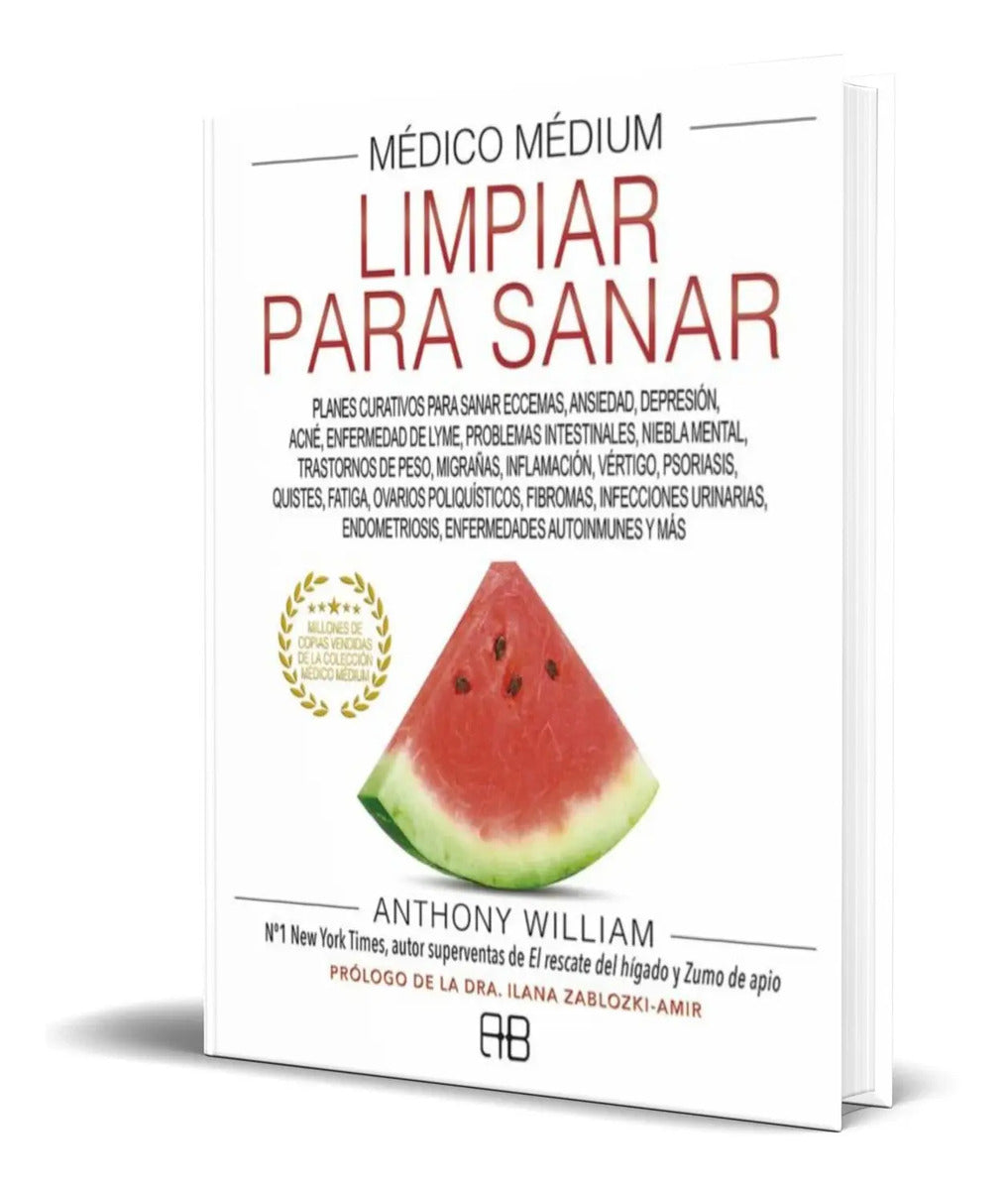 Portada de Libro Medico Medium, [ Limpiar Para Sanar ] Original