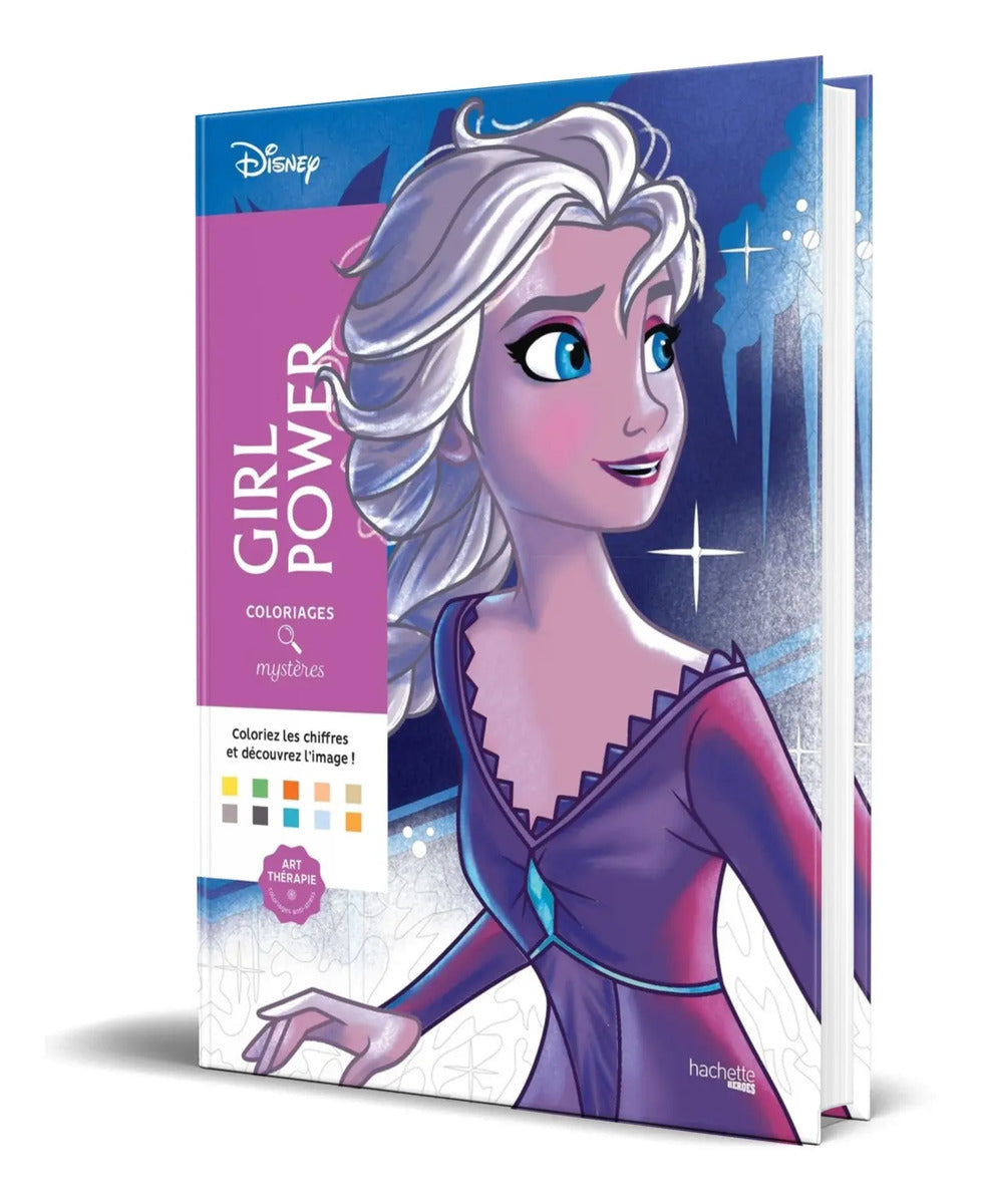 Portada de Libro Colorea Y Descubre [ Frozen ] 100 Ilustraciones