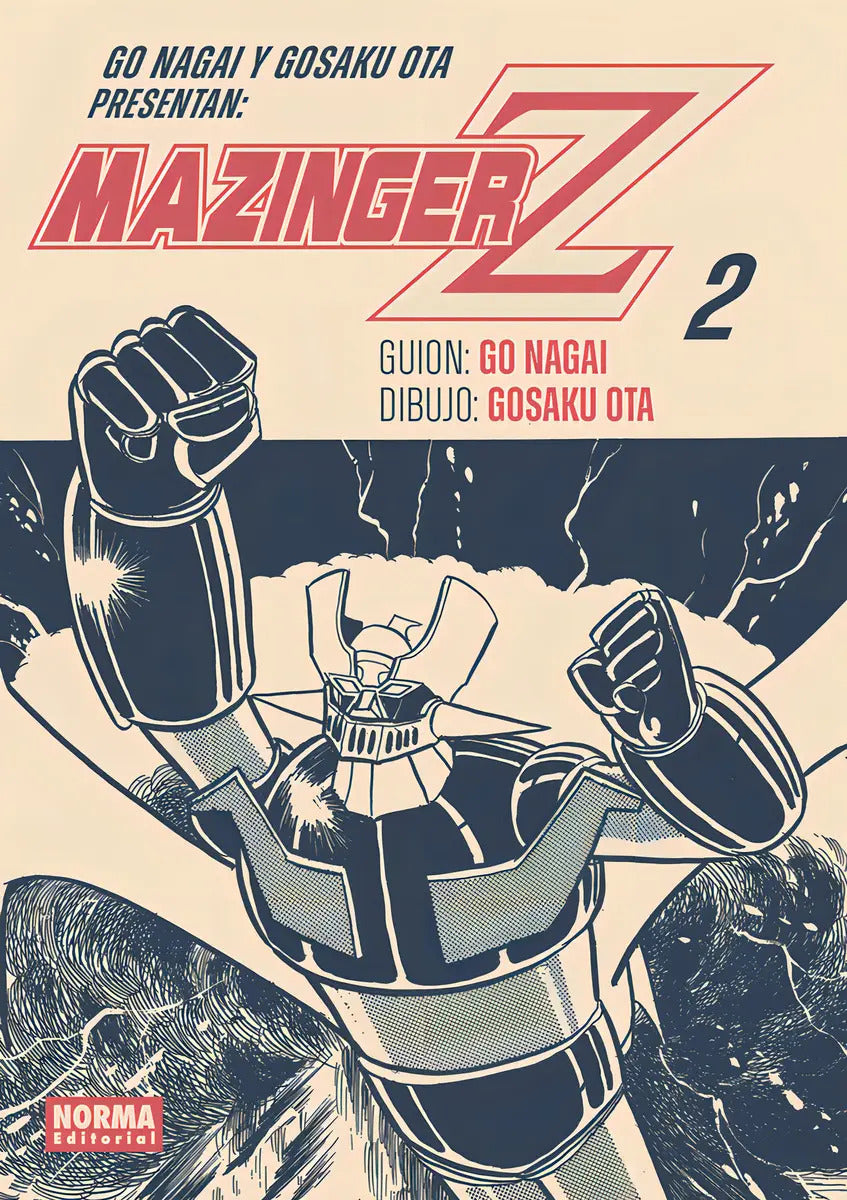 Portada de Mazinger Z, De Go Nagai. Mazinger Z, Vol. 2. Editorial Norma Editorial, S.a., Tapa Dura En Español, 2024