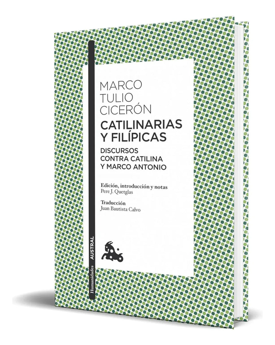 Portada de Libro Catilinarias Y Filipicas [ Marco Tulio C. ] Original
