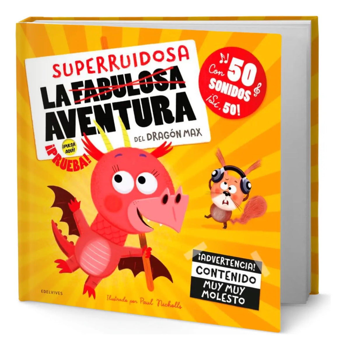 Portada de Libro La Superruidosa Aventura Del Dragón Max [ Original ]