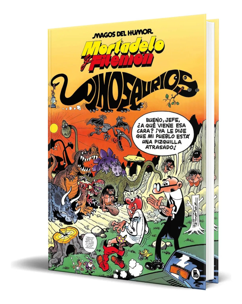 Portada de Libro Mortadelo Y Filemón [ Dinosaurios ] Original