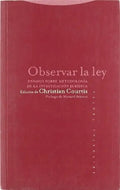 Portada de Observar La Ley - Christian Courtis