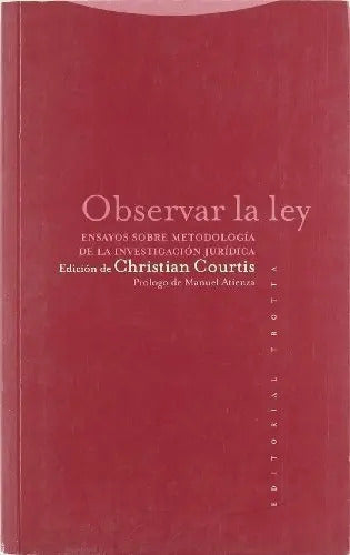Portada de Observar La Ley - Christian Courtis