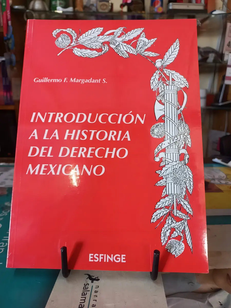 Portada de Introducción A La Historia Del Derecho Mexicano