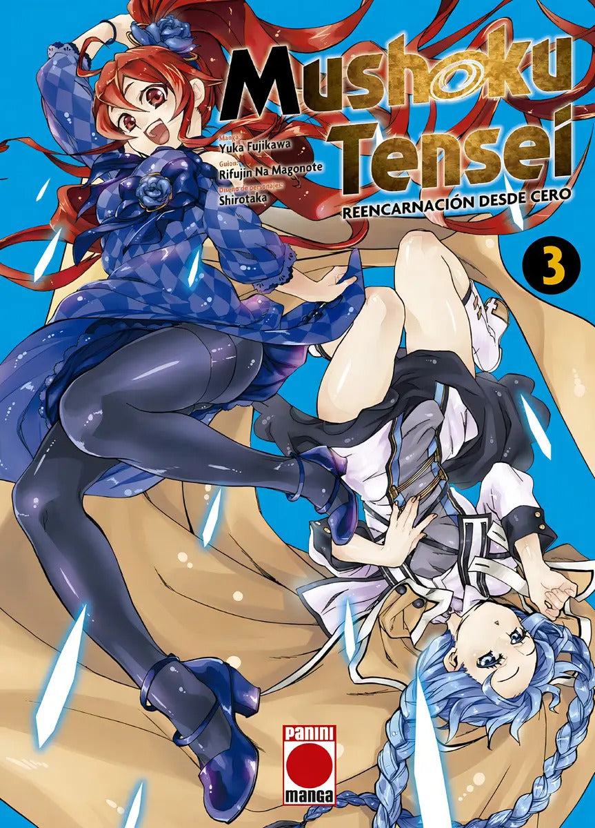 Portada de Mushoku Tensei 03, De Fujikawa - Na Magonote - Shirotaka. Editorial Panini Comics, Tapa Blanda, Edición 1 En Espa…