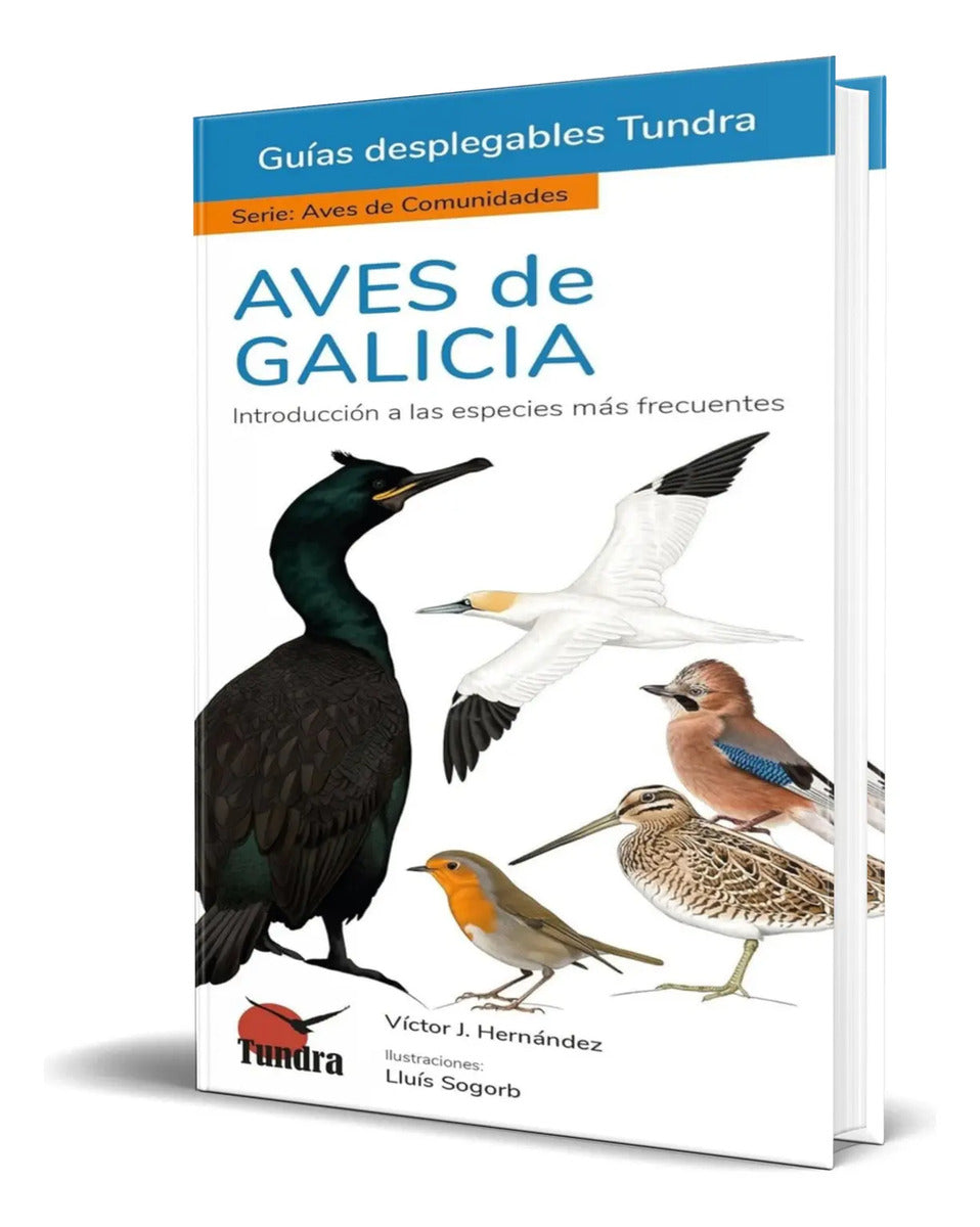 Portada de Libro Aves De Galicia [ Victor J. Hernandez ] Original