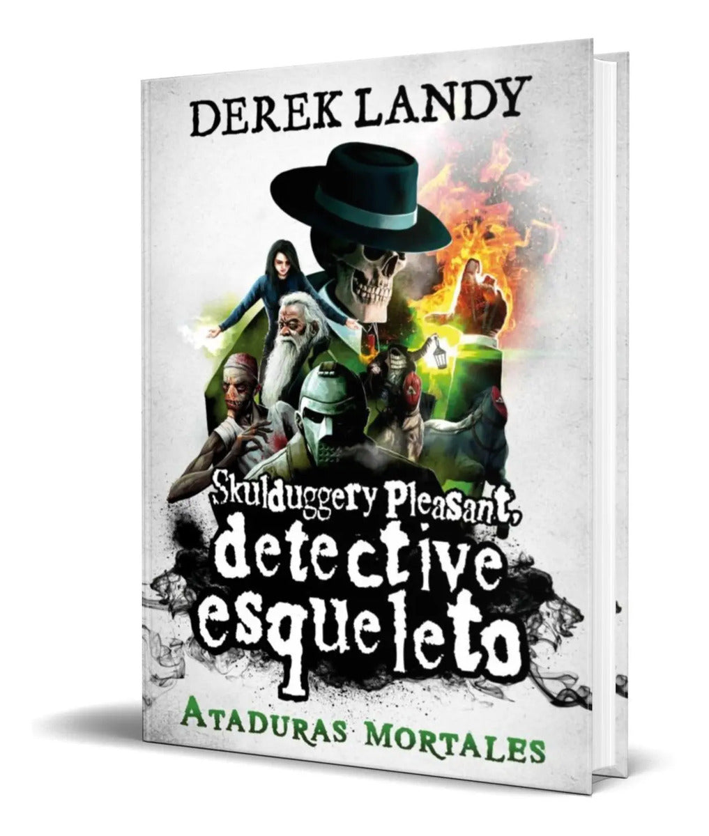 Portada de Libro Detective Esqueleto [ Ataduras Mortales ] Original